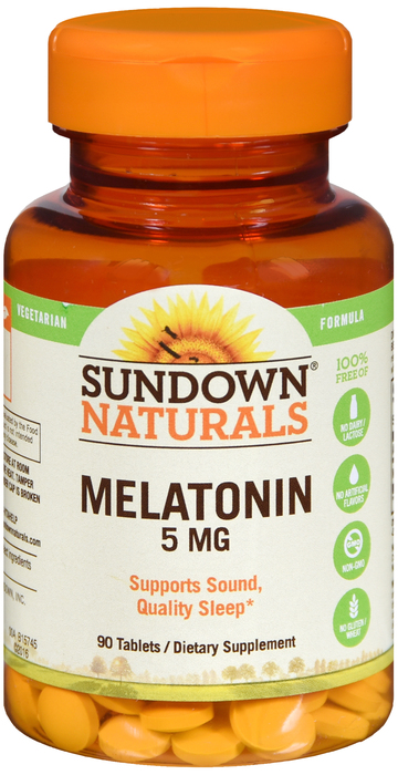 Melatonin 5mg Extra Strength Tablets 90ct Sundown