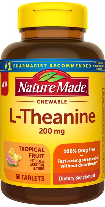 L-THEANINE TROP FRUIT 200MG CHW 50 NATMD