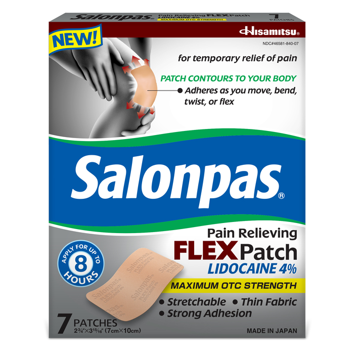 Salonpas Flex Patch Lidocaine Pat 7ct