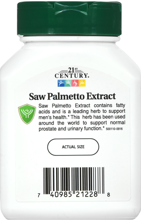 21st Century Saw Palmetto Extract 320mg Capsules 60ct