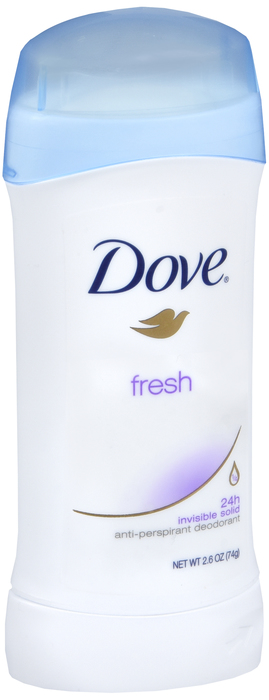 Dove Fresh Invisible Solid Antiperspirant Deodorant 2.6oz