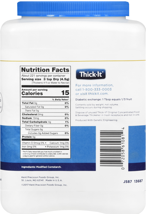 Thick-It 2 Instant Food & Beverage Thickener 36oz