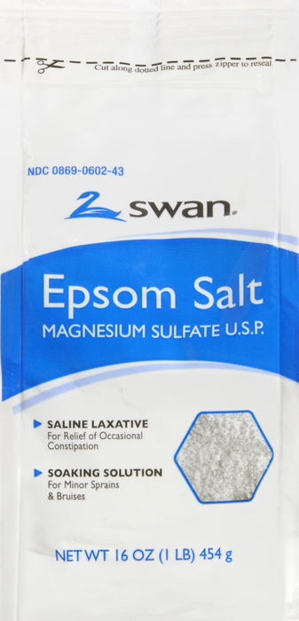 SWAN 1LB EPSOM SALT 12X16OZ