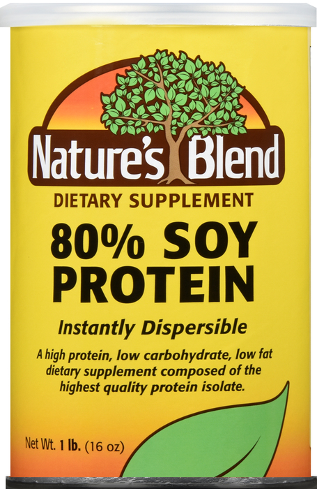 PROTEIN POWDER 80% SOY 16OZ NAT BLEND