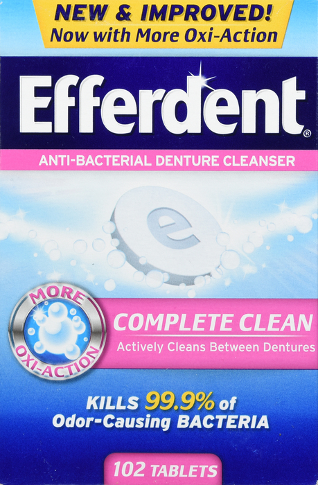 Efferdent Denture Cleanser Original 102ct