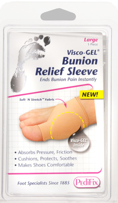 PEDIFIX BUNION RELIEF SLEEVE VISCO L DS