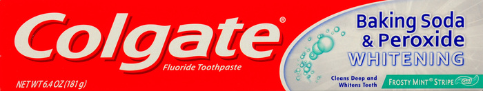 COLGATE B/SODA PEROX WHITE GEL F/MNT 6OZ