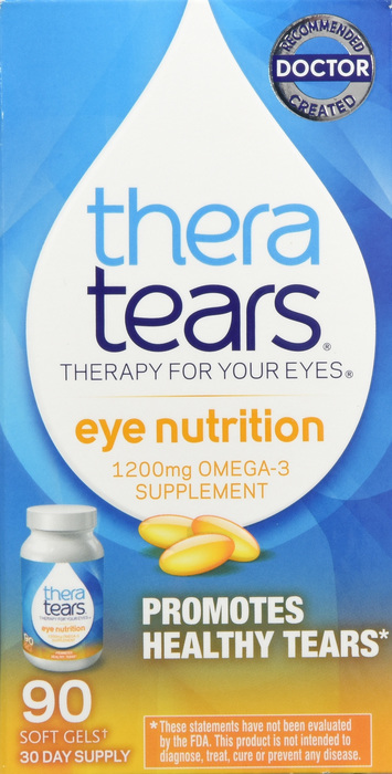 TheraTears Nutrition Omega-3 1200mg Capsules 90ct