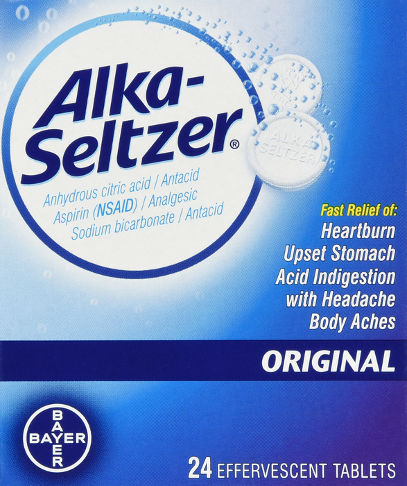 ALKA-SELTZER ORIGINAL TABLET 24CT