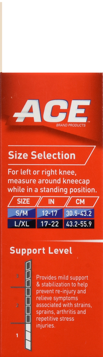 ACE COMPRESSION KNEE SUPPORT S/M