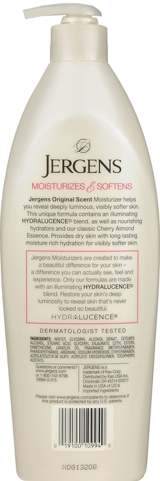 Jergens Original Scent Dry Skin Lotion with Cherry Almond Essence 21oz