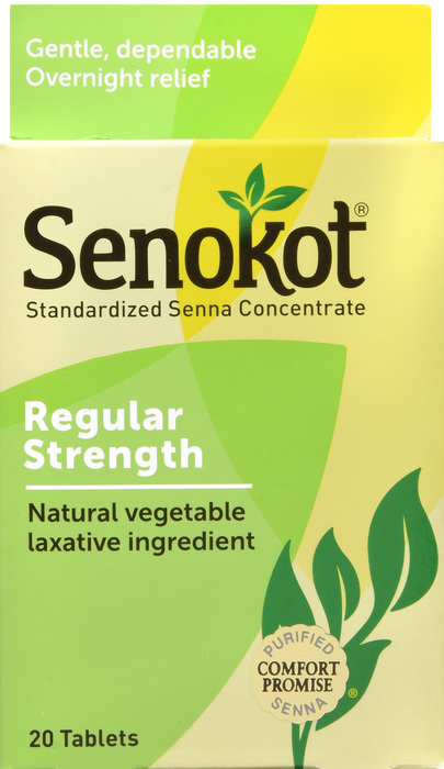 Senokot Natural Vegetable Laxative Tablets 20ct