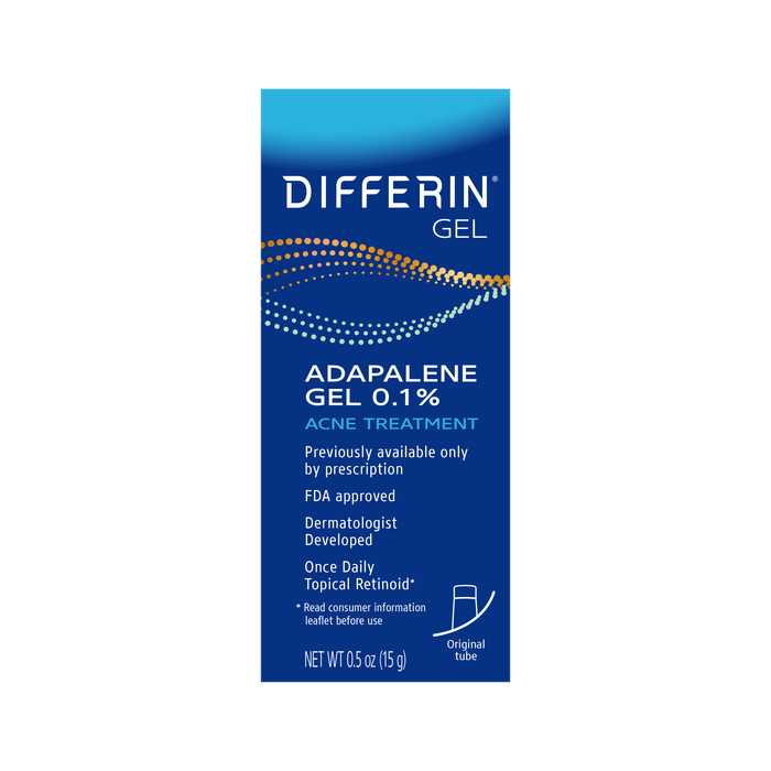 Differin Adapalene Gel 0.1% Acne Treatment 0.5oz