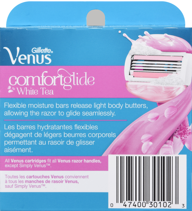 Gill Venus3 Comfortglide White Tea Cartridge 4ct