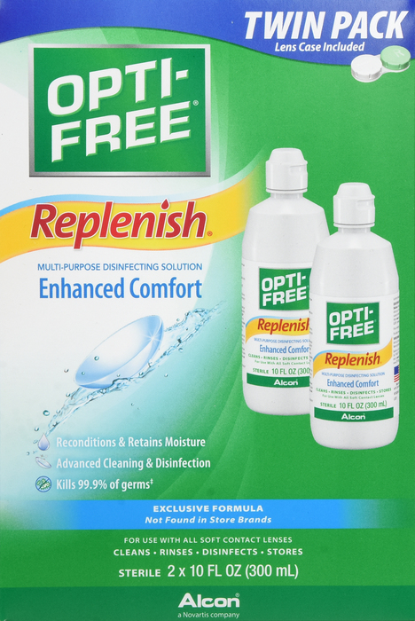 OPTI-FREE REPLENISH MULTIPURPOSE 2X10 OZ