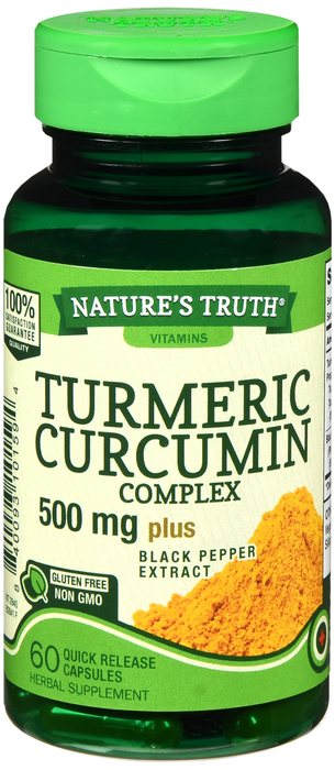 TURMERIC CMPLX 500MG CAPS 60CT NAT TRUTH