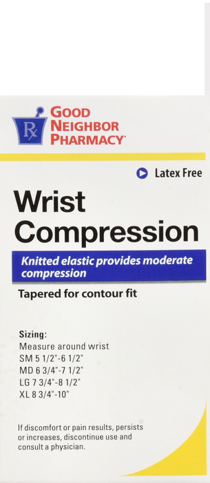 Good Neighbor Pharmacy Wrist Compression Beige Medium 1ct