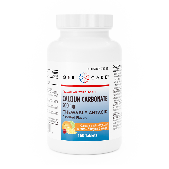 CALCIUM CARB ANTACID 500 MG CHW 150 GERI