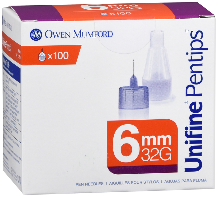 Unifine Pentips 6mmx32g 100ct