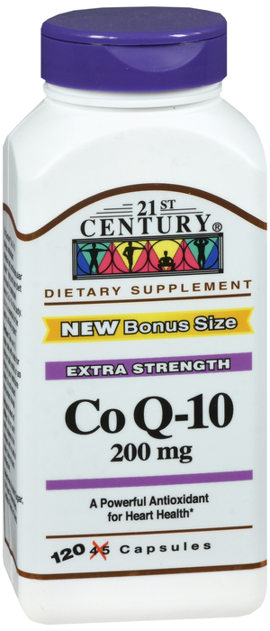 21st Century Co Q-10 200mg Capsules 120ct