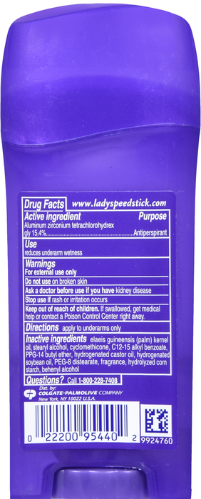 LADY SPEED STICK A/P INV POWDER FR 2.3OZ