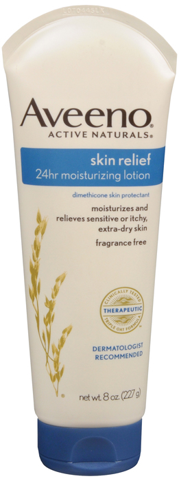 AVEENO LOTION SKIN RELIEF FRAGRANCE FREE MOISTURIZING 8OZ