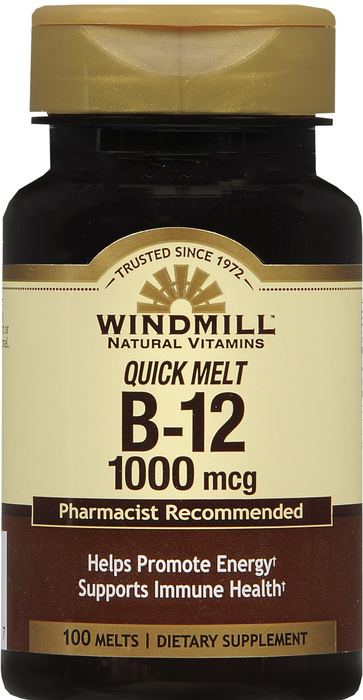 Windmill Vitamin B-12 1000mcg Tablets 100ct