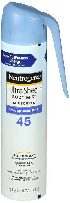 Neutrogena Ultra Sheer Lightweight SPF 45 Sunscreen Spray 5oz