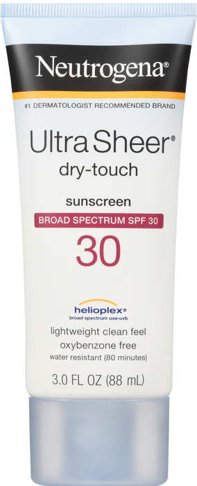 Neutrogena Ultra Sheer Dry-Touch Water Resistant SPF 30 Sunscreen Lotion 3oz