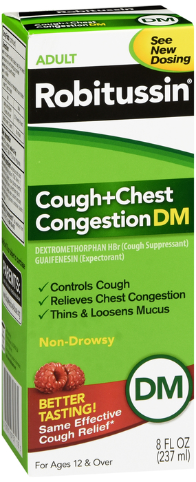 ROBITUSSIN DM COUGH CHEST CONGST LIQ 8OZ