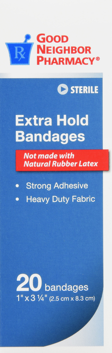 Good Neighbor Pharmacy Bandages Extra Hold 1x3Â¼ 20ct