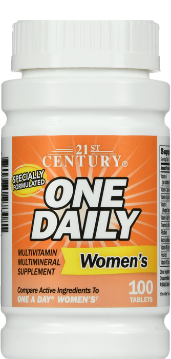 21st Century One Daily Women's Tablets 100ct