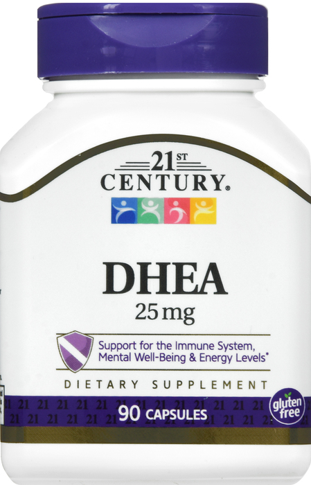 21st Century DHEA-25mg Capsules 90ct