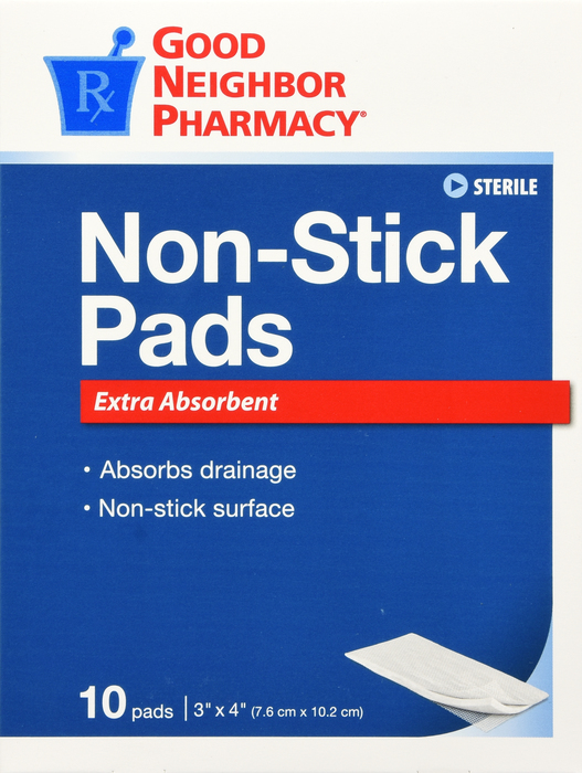 Good Neighbor Pharmacy Non-Stick Pads 3x4 10ct