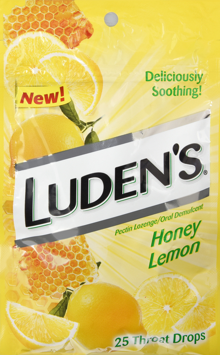 LUDENS HONEY LEMON DROPS 25CT