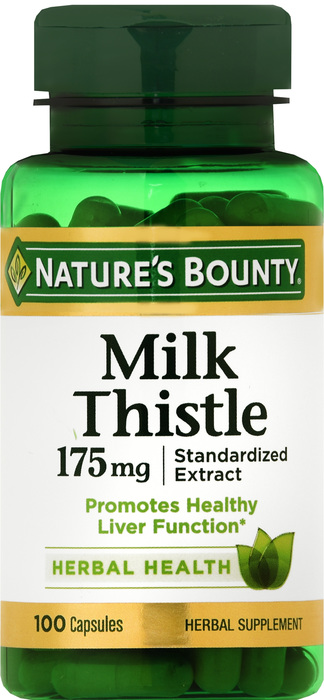 MILK THSTLE 175MG CAP 100CT NAT BOUNTY