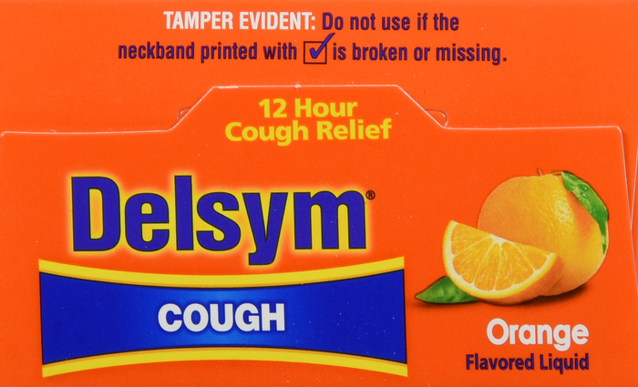 Delsym 12 Hour Cough Relief Orange Flavored Liquid 5oz