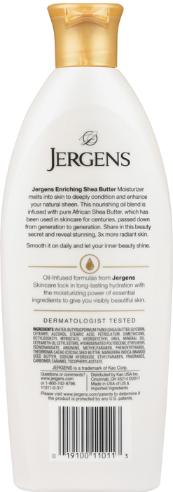 JERGENS LOTION SKIN SHEA BUTTER 8OZ