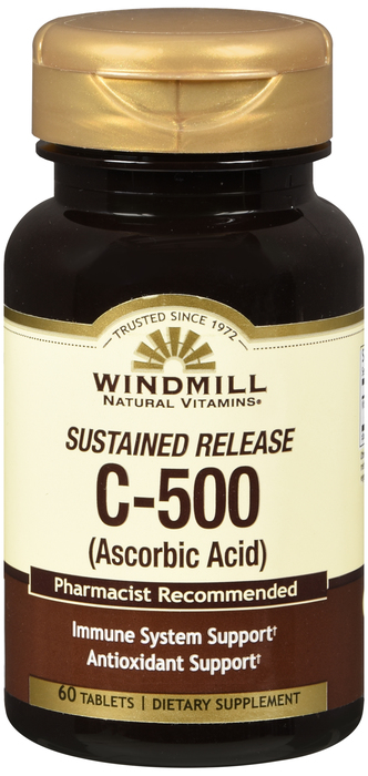 VIT C 500MG SUST RELEASE TAB 60CT WINDML