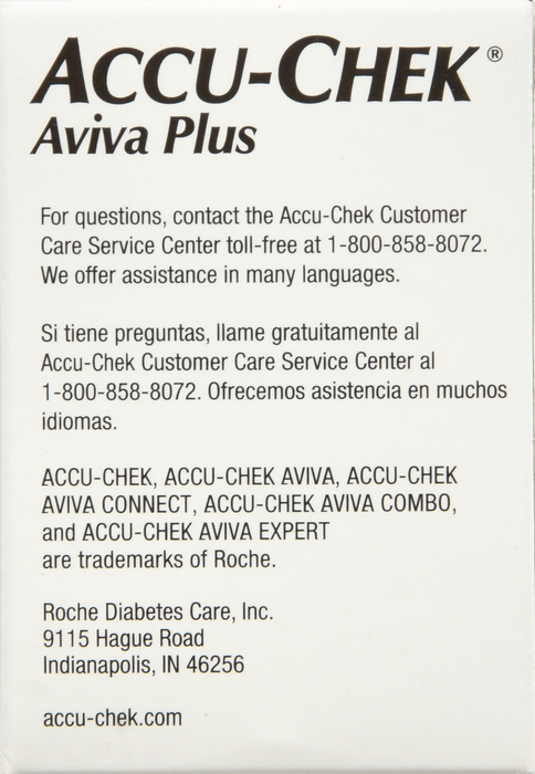 Accu-Chek Aviva Plus Test Strips100ct