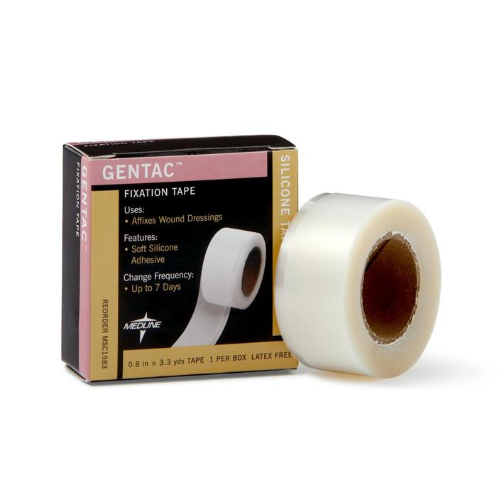 GENTAC DRESSING TAPE .8"X3.3YD DS