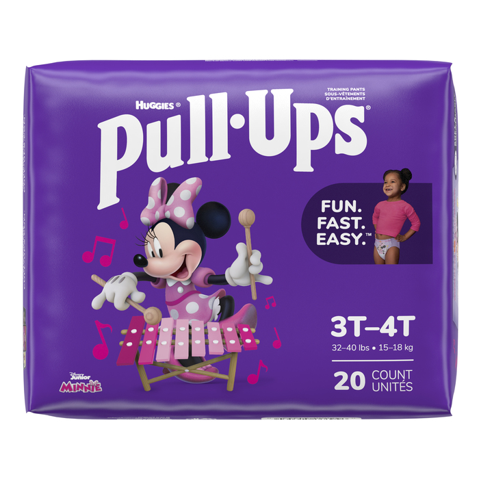 HUGGIES PULL-UPS GIRLS 3T-4T 4X20CT