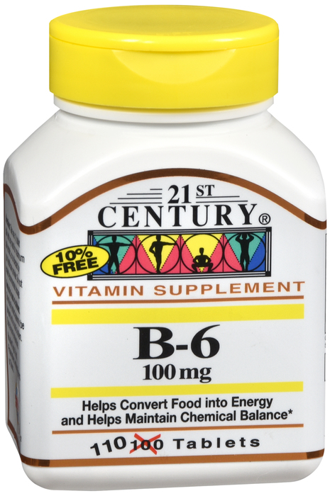 B6 100MG TAB 110CT 21ST CENT