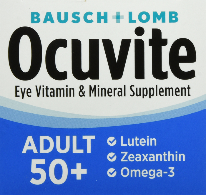 Bausch + Lomb Ocuvite Adult 50+ Eye Vitamin & Mineral Supplement MiniGels 90ct