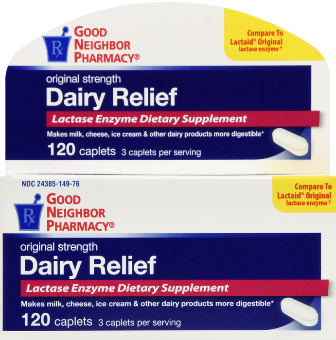 Good Neighbor Pharmacy Dairy Relief Caplets 120ct