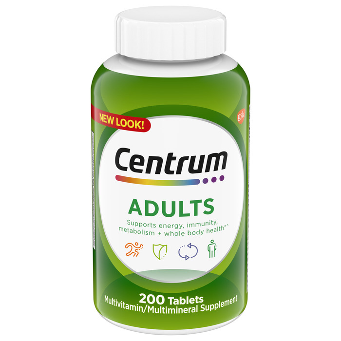 CENTRUM ADULT TABLET 200CT