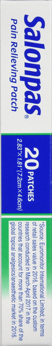 Salonpas Pain Relieving Patch 20ct