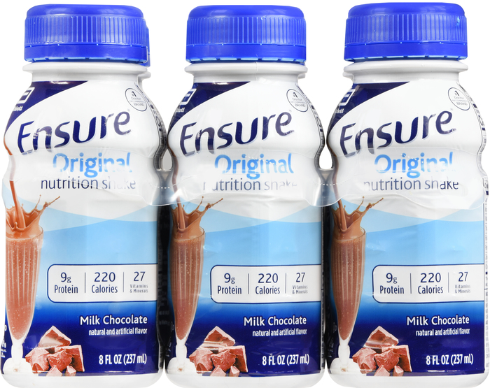 Ensure Original Nutrition Shake 8oz Milk Chocolate 6ct