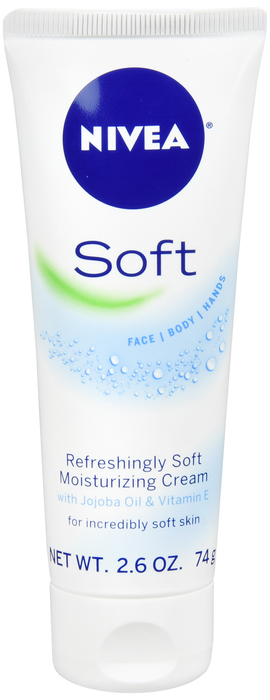 NIVEA SOFT MOISTURIZING CREME TUBE 2.6OZ