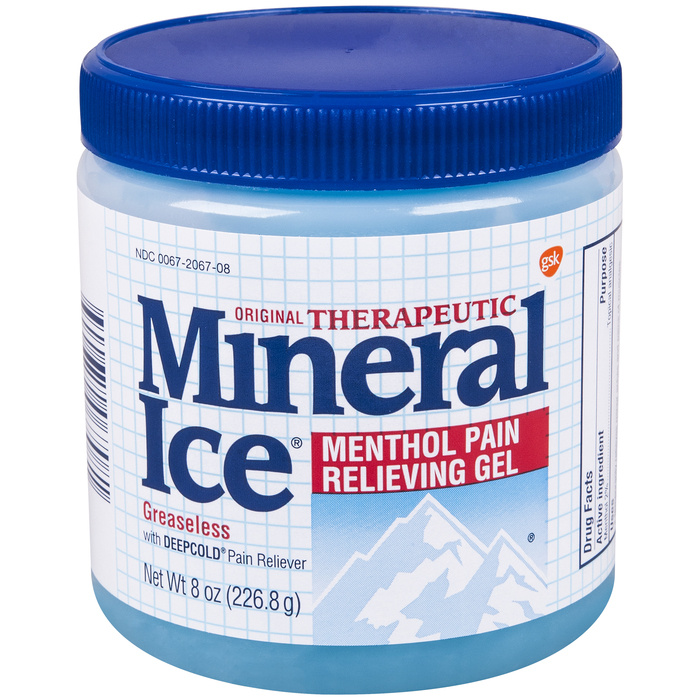 Mineral Ice Menthol Pain Relieving Gel 8oz